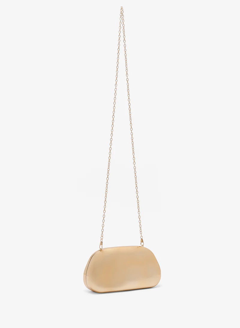 جلاموروس حقيبة يد صلبة بتفاصيل مقبض